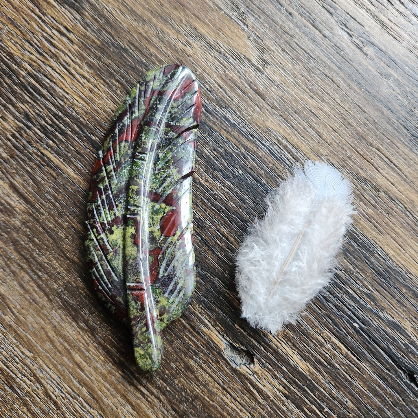 Plume en Jaspe de dragon