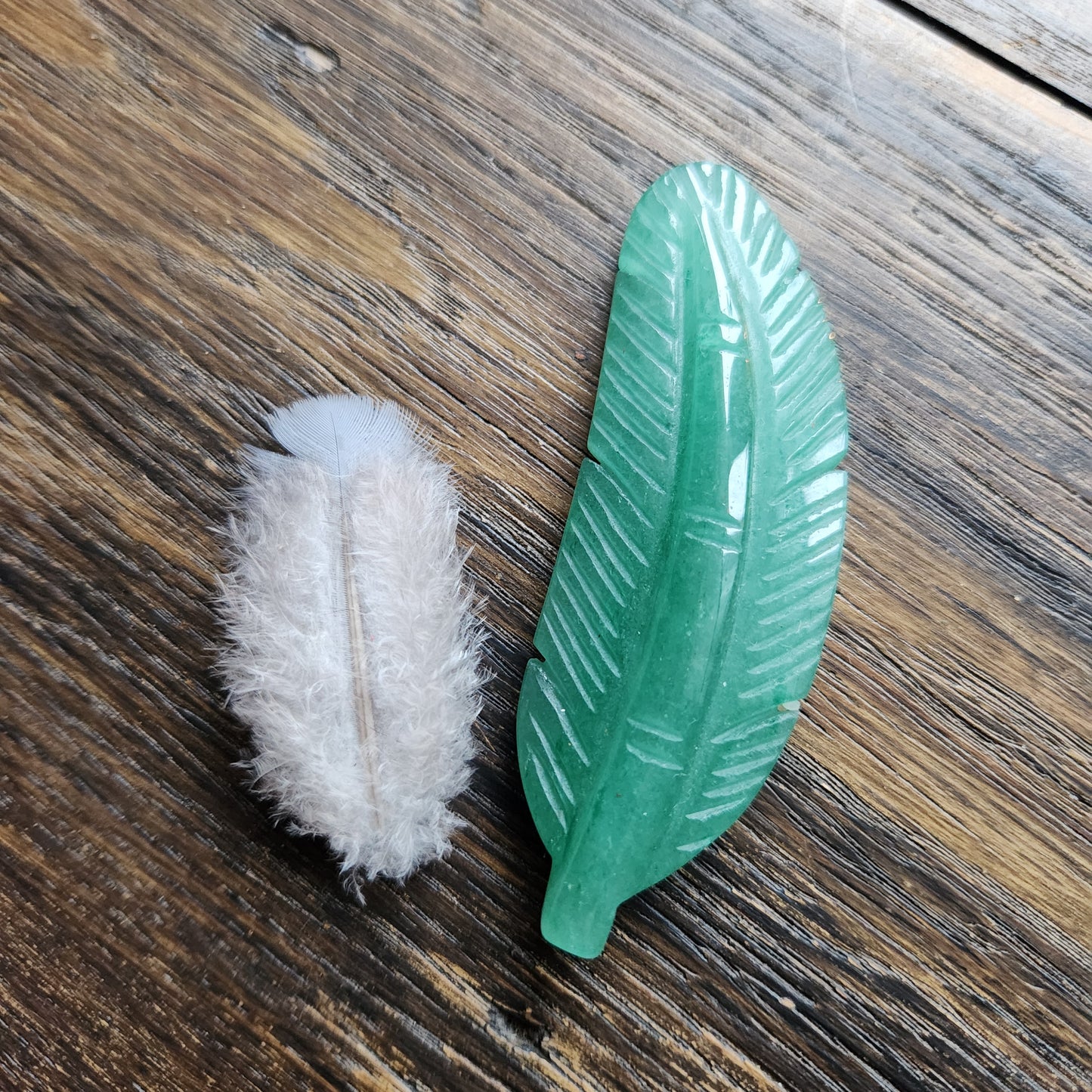 Plume en Aventurine