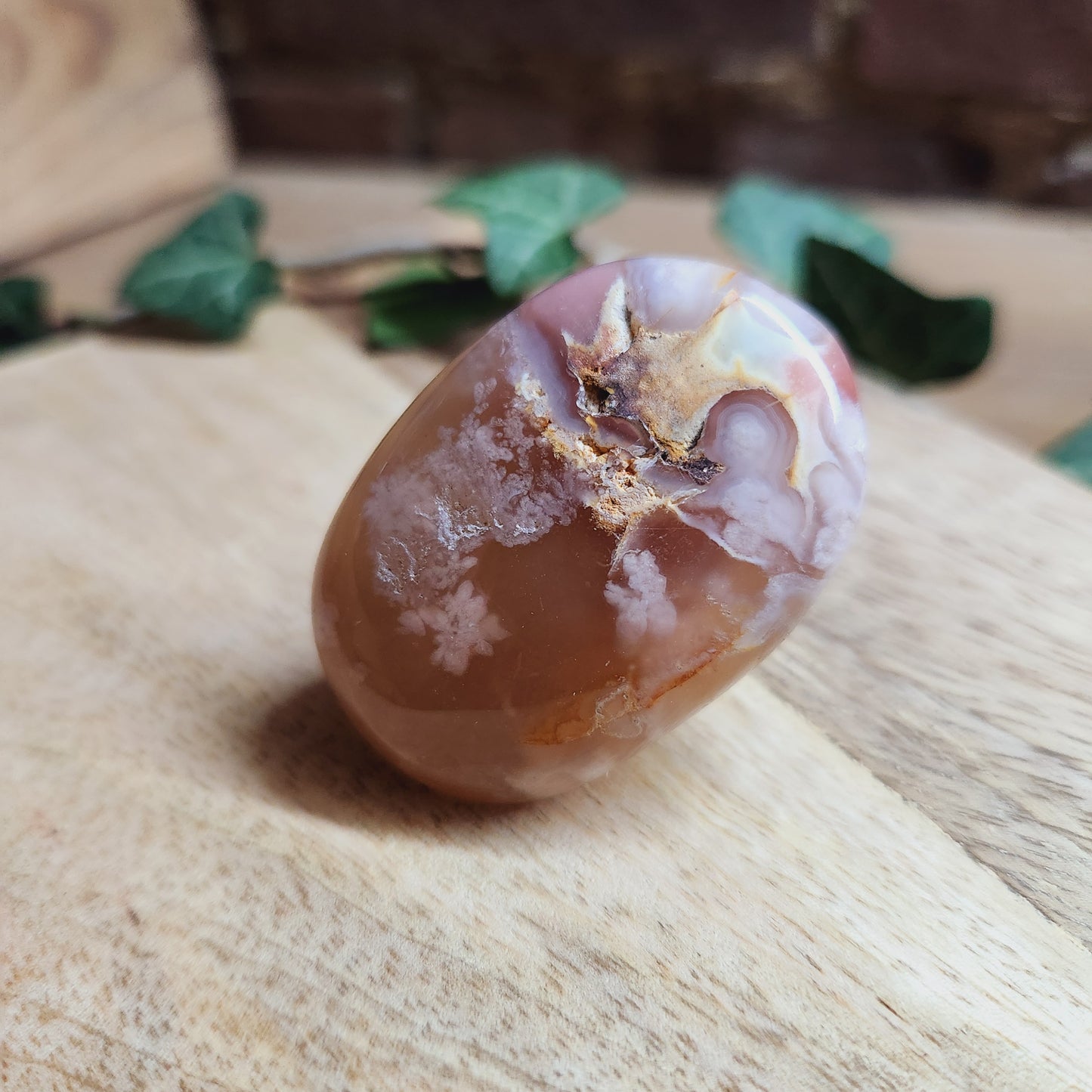 Galet en Agate Fleur - n°2