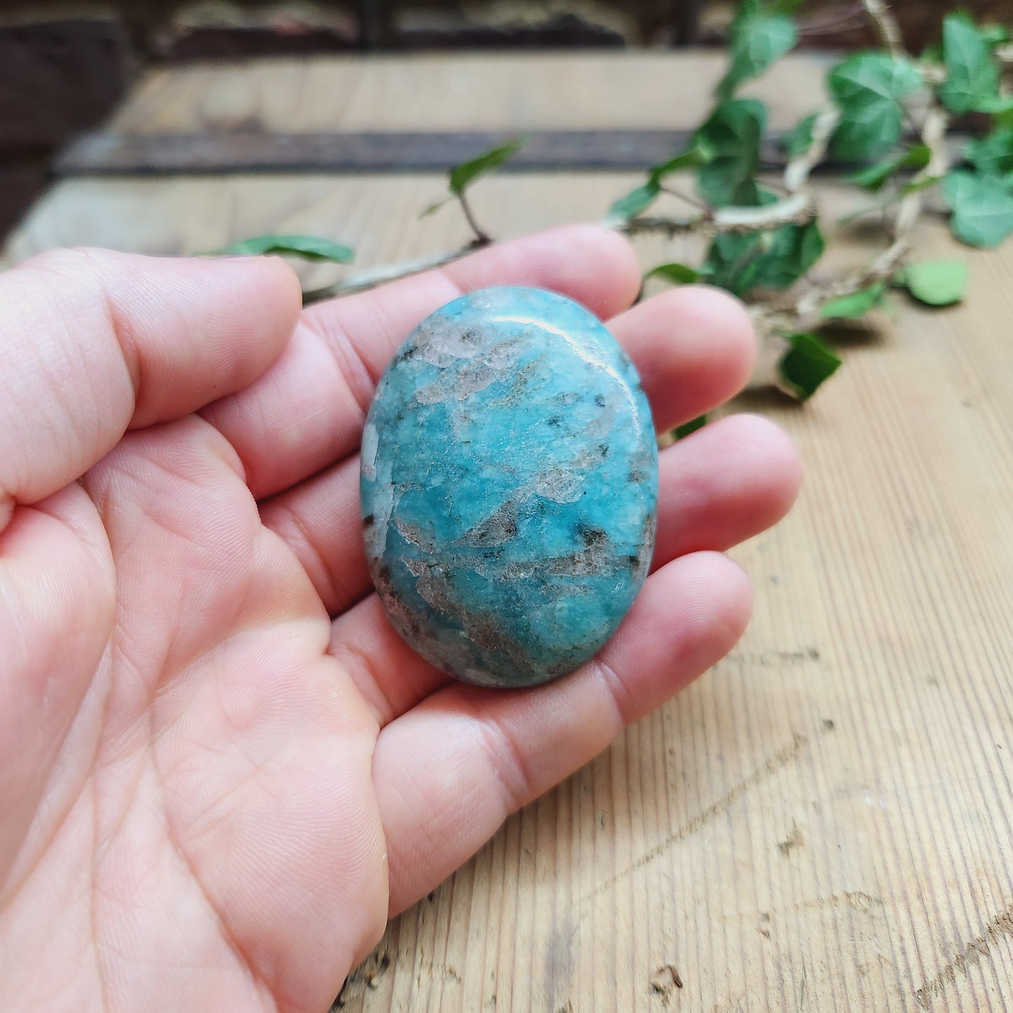 Galet en Amazonite Emeraude - n°2