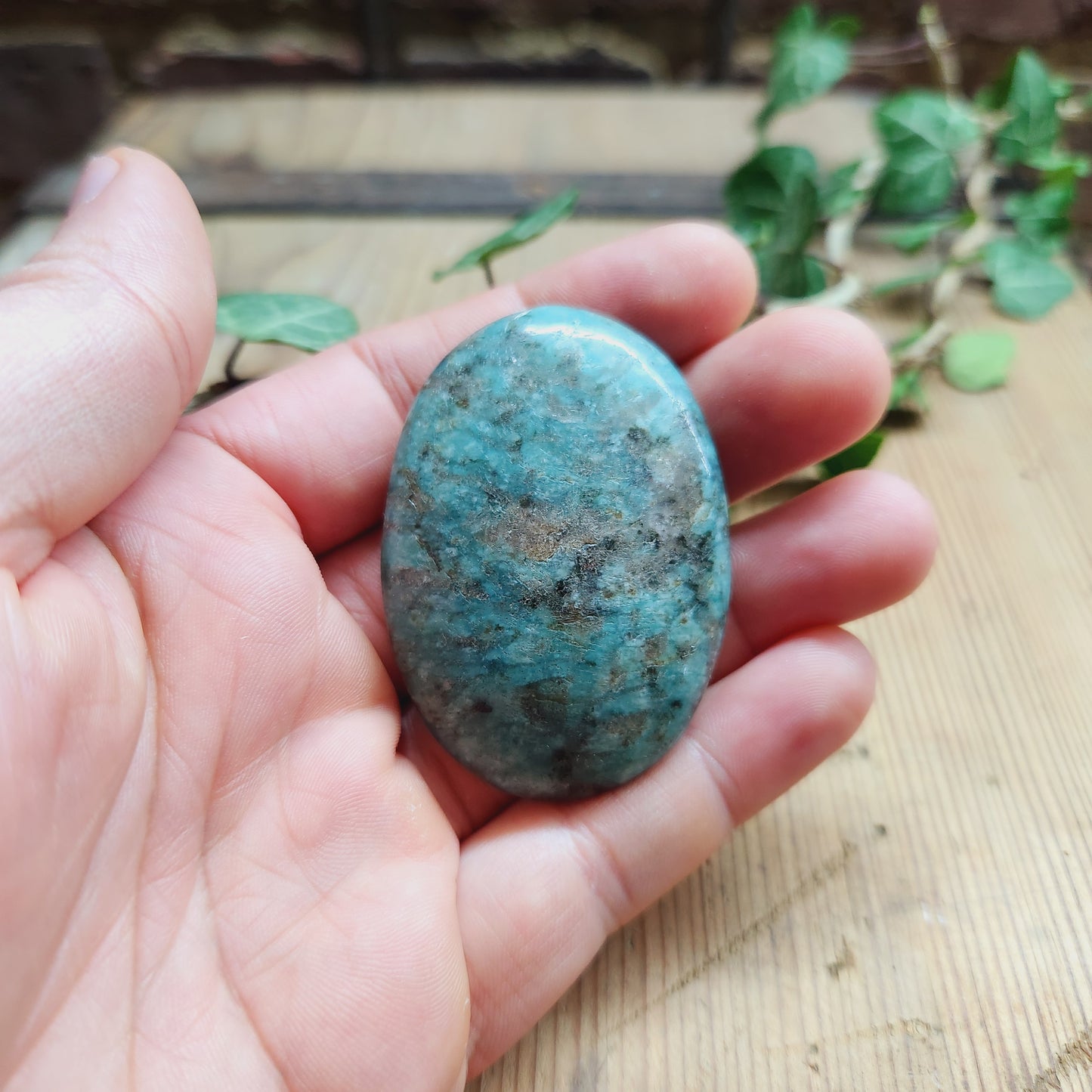 Galet en Amazonite Emeraude - n°3