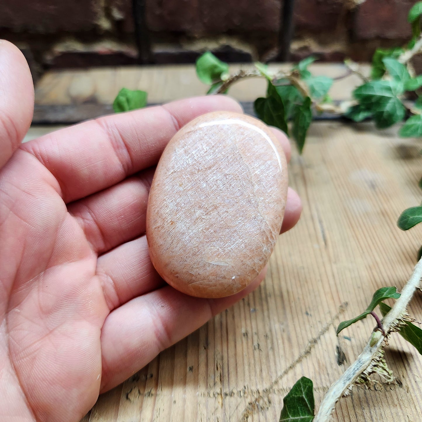 Galet en Amazonite Pêche - n°1