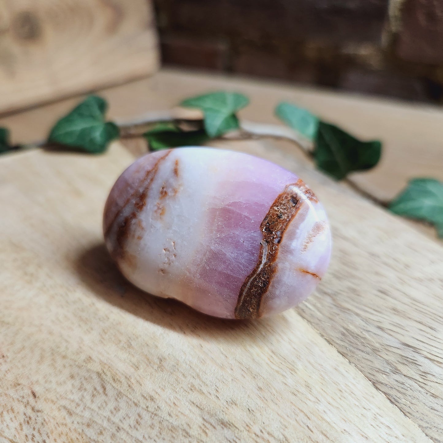 Galet en Aragonite Rose - n°3