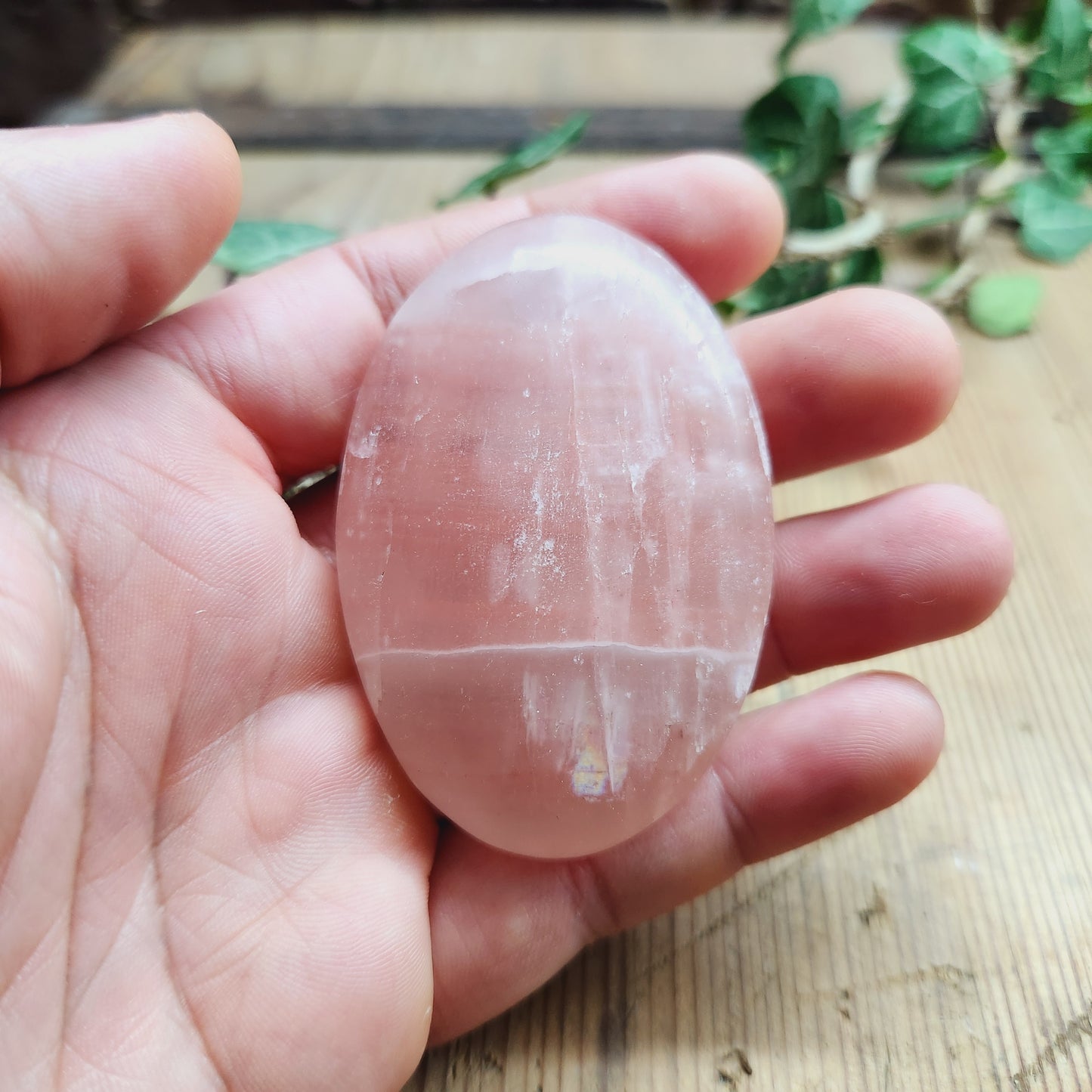 Galet en Calcite Rose - n°1