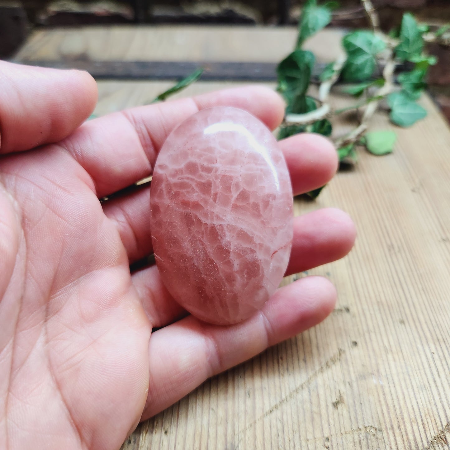 Galet en Calcite Rose - n°3
