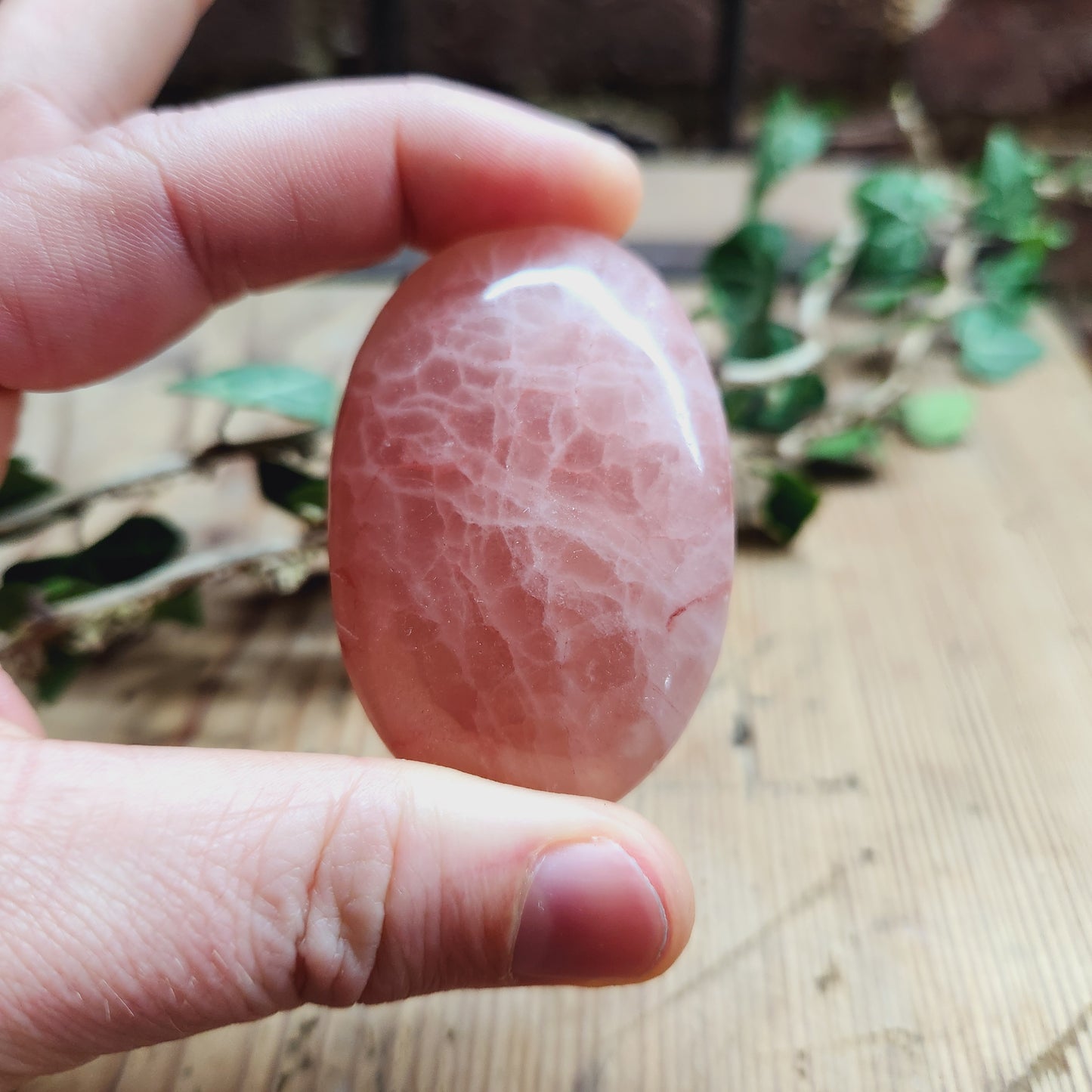 Galet en Calcite Rose - n°3