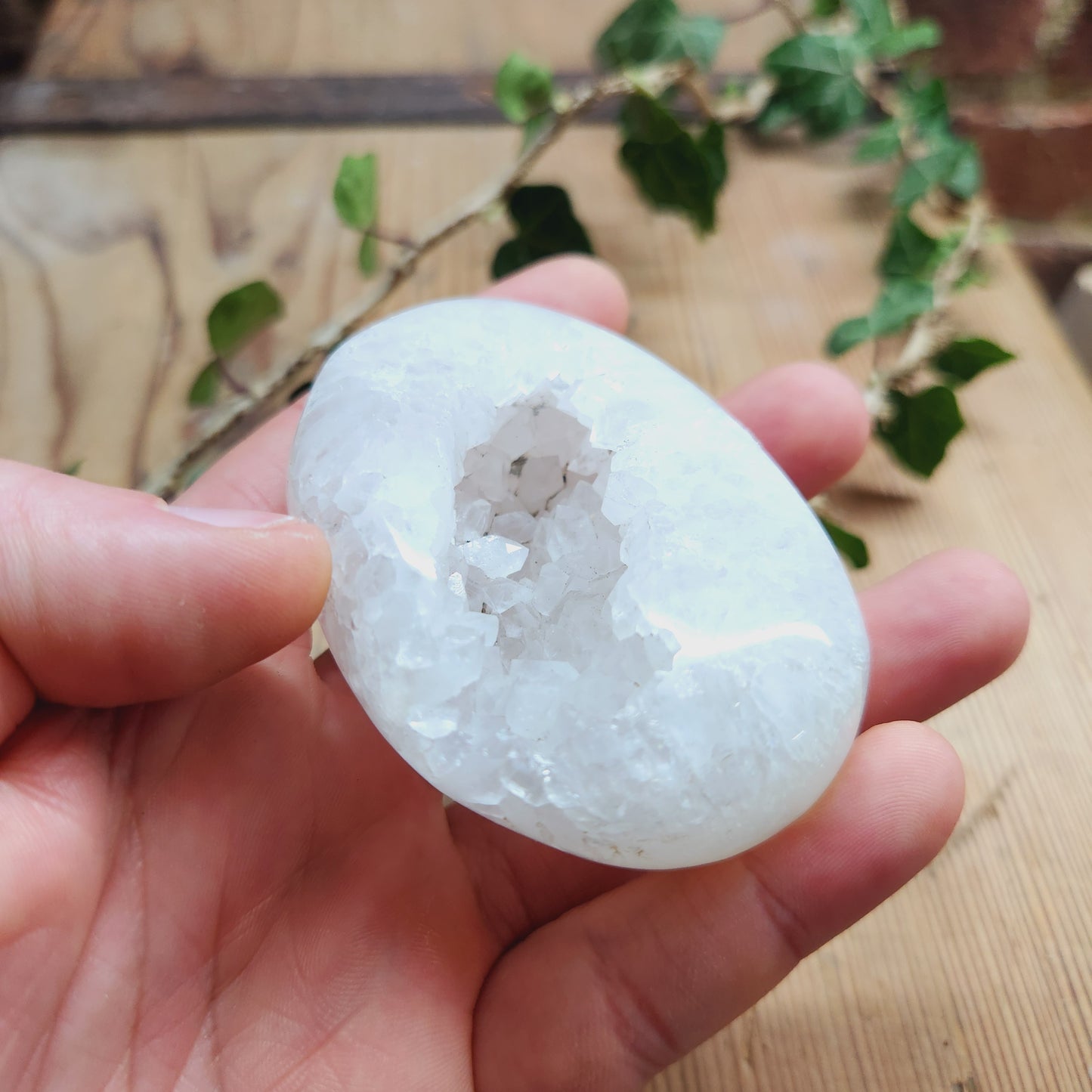 Galet géode en Agate - n°2