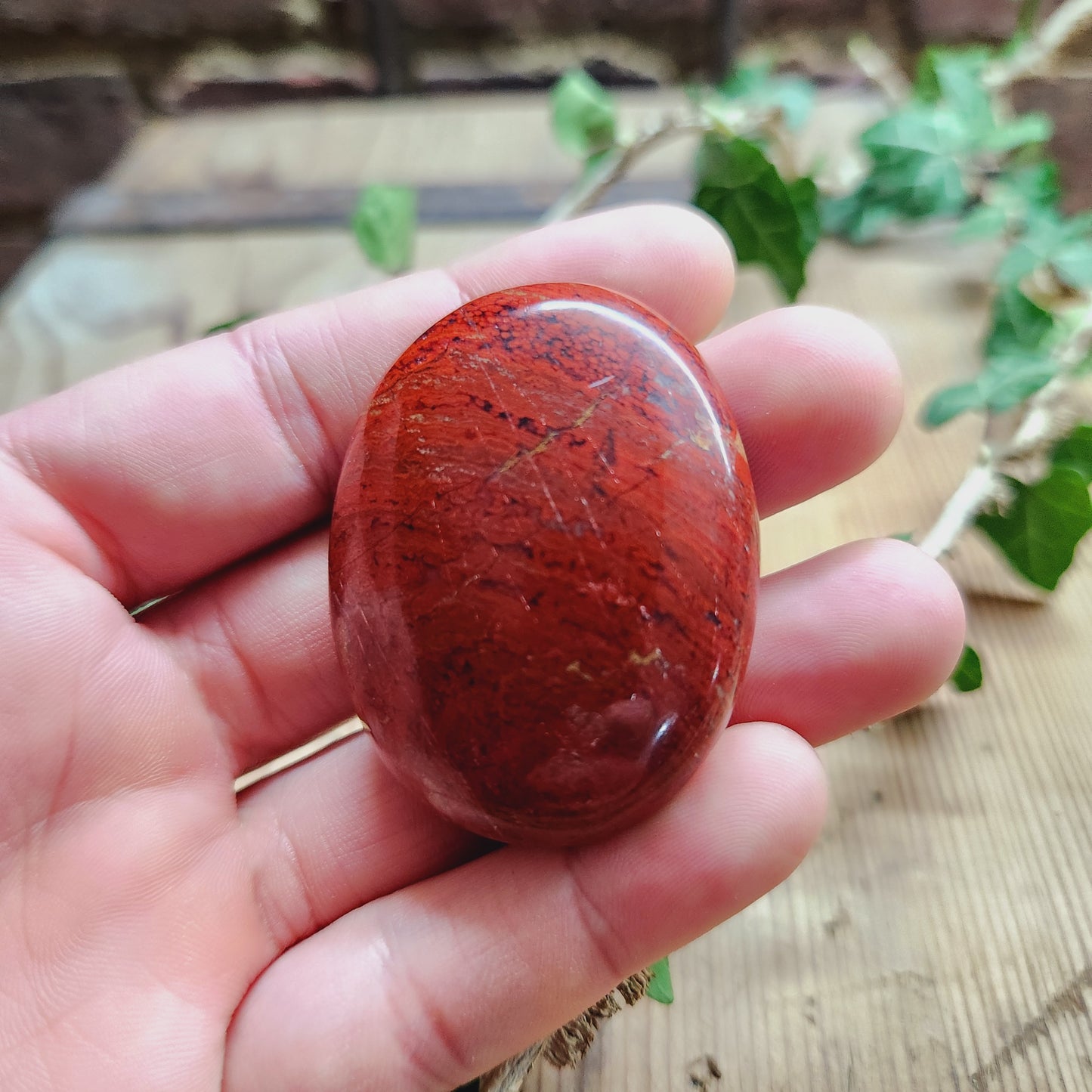 Galet en Jaspe Rouge - n°1