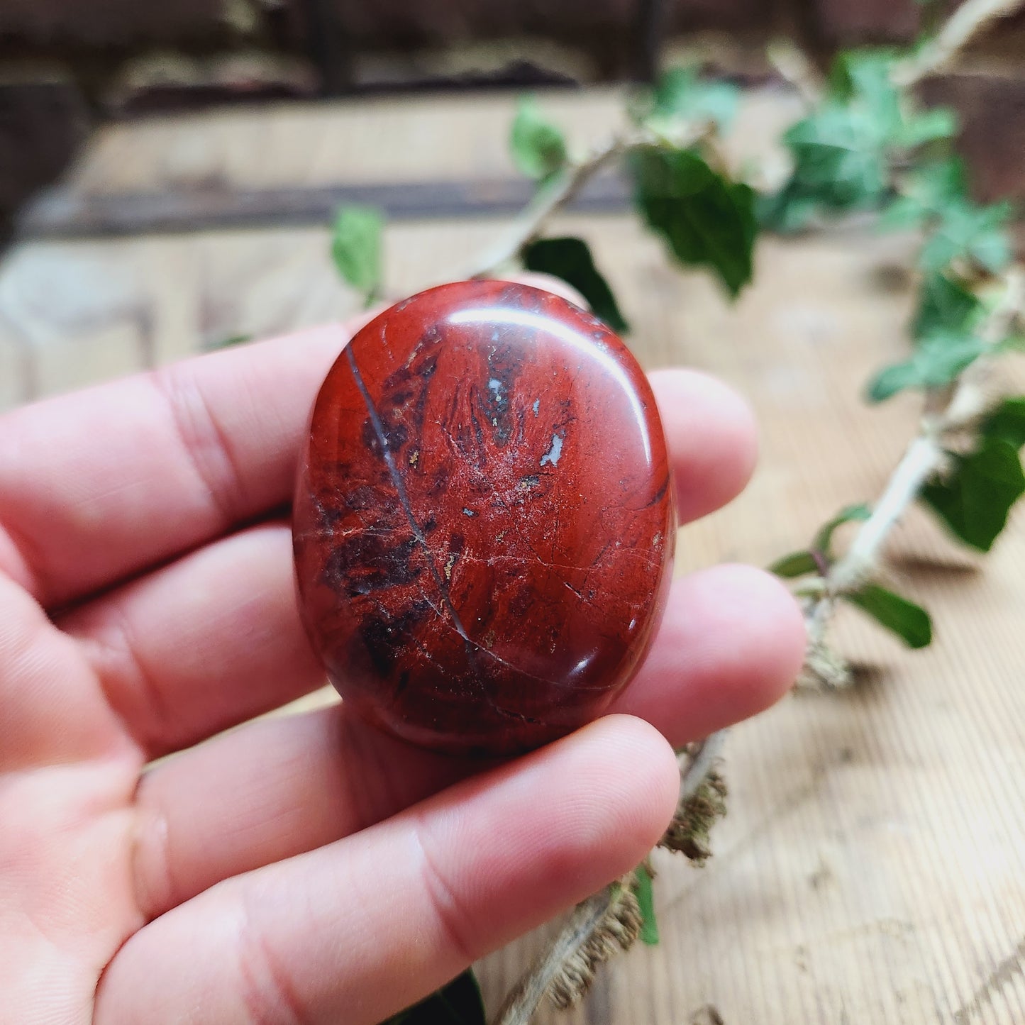 Galet en Jaspe Rouge - n°2