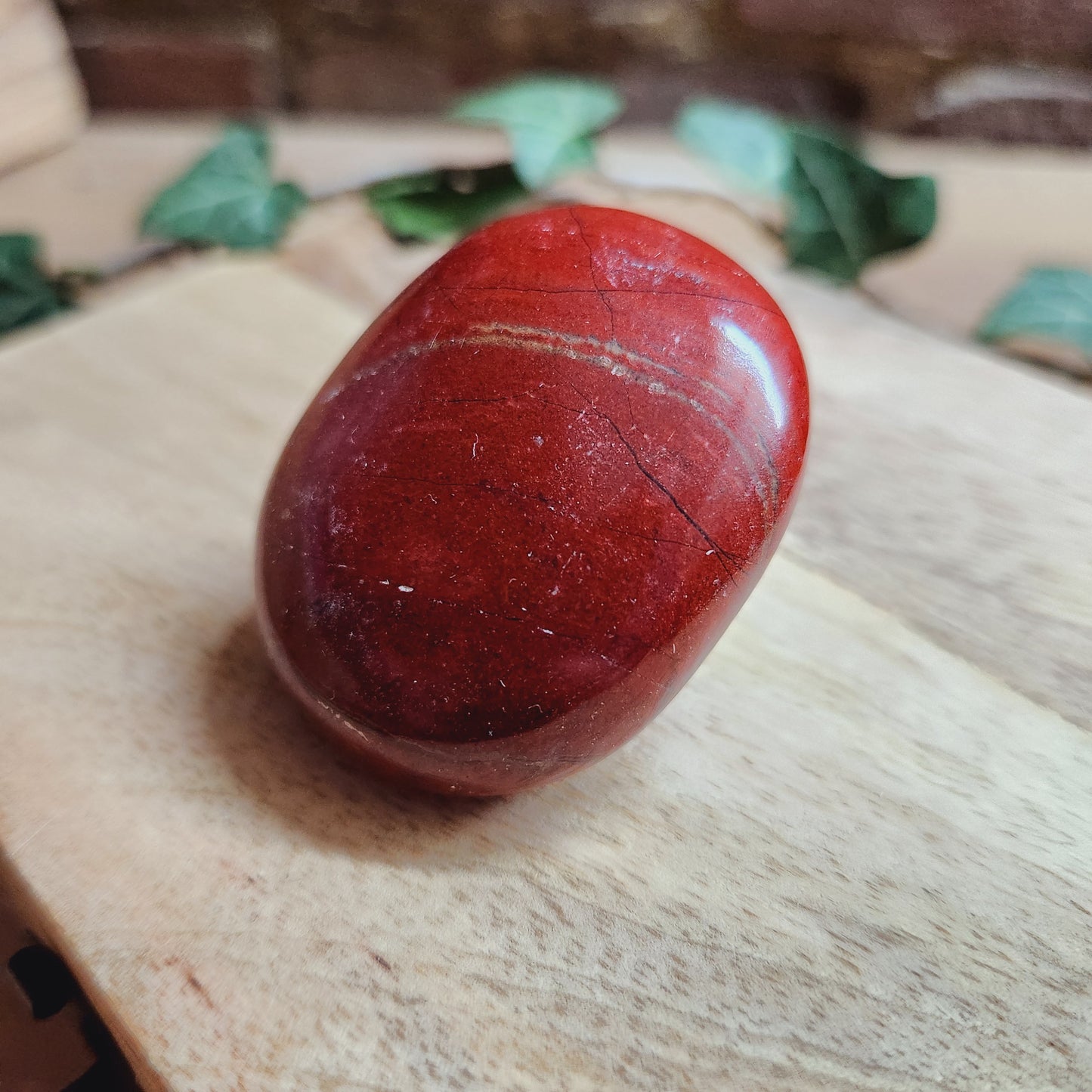 Galet en Jaspe Rouge - n°3