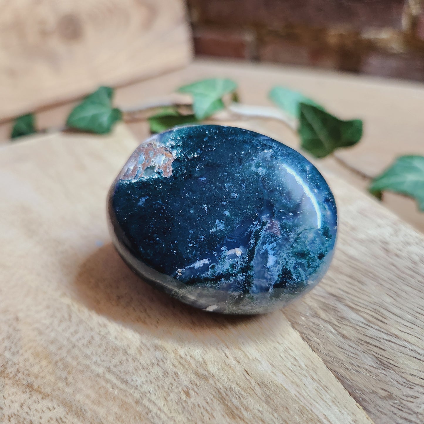 Galet en Agate Mousse - n°2