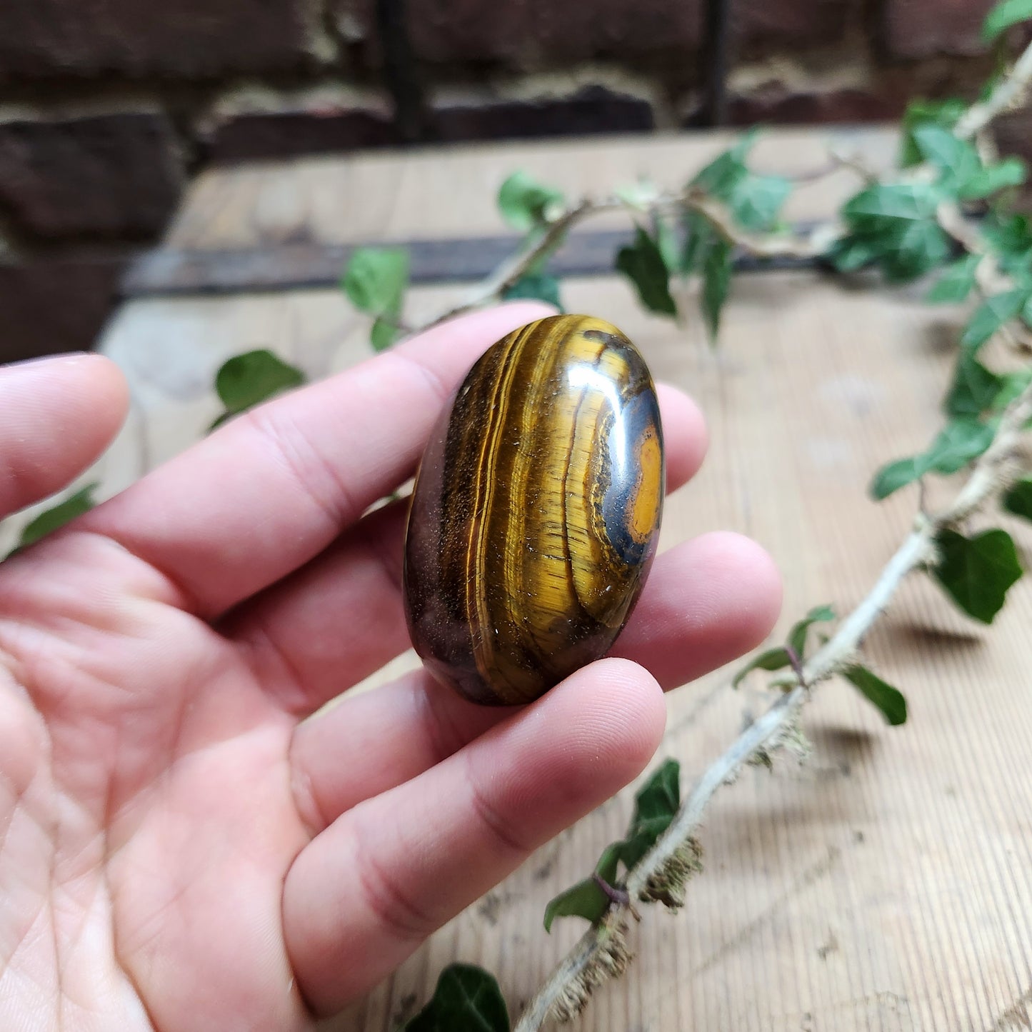 Galet en Œil de Tigre - n°1