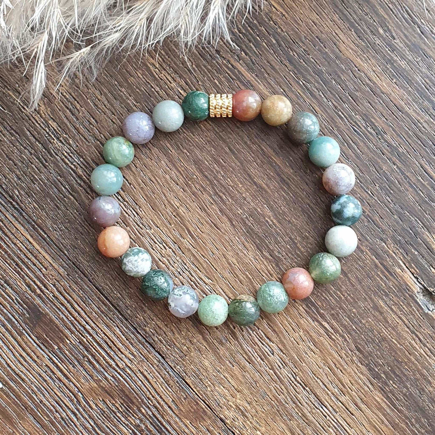 Bracelet en Agate Indienne - 8mm