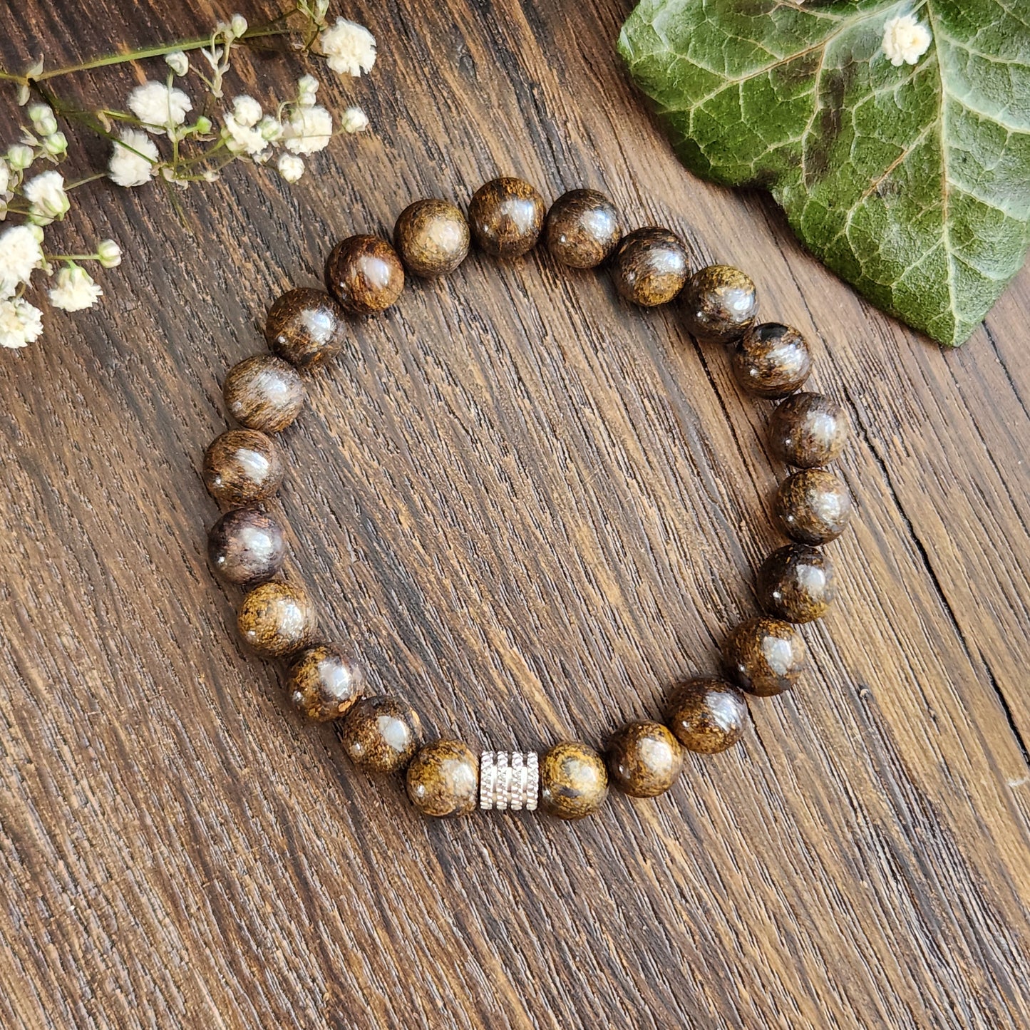 Bracelet en Bronzite - 8mm