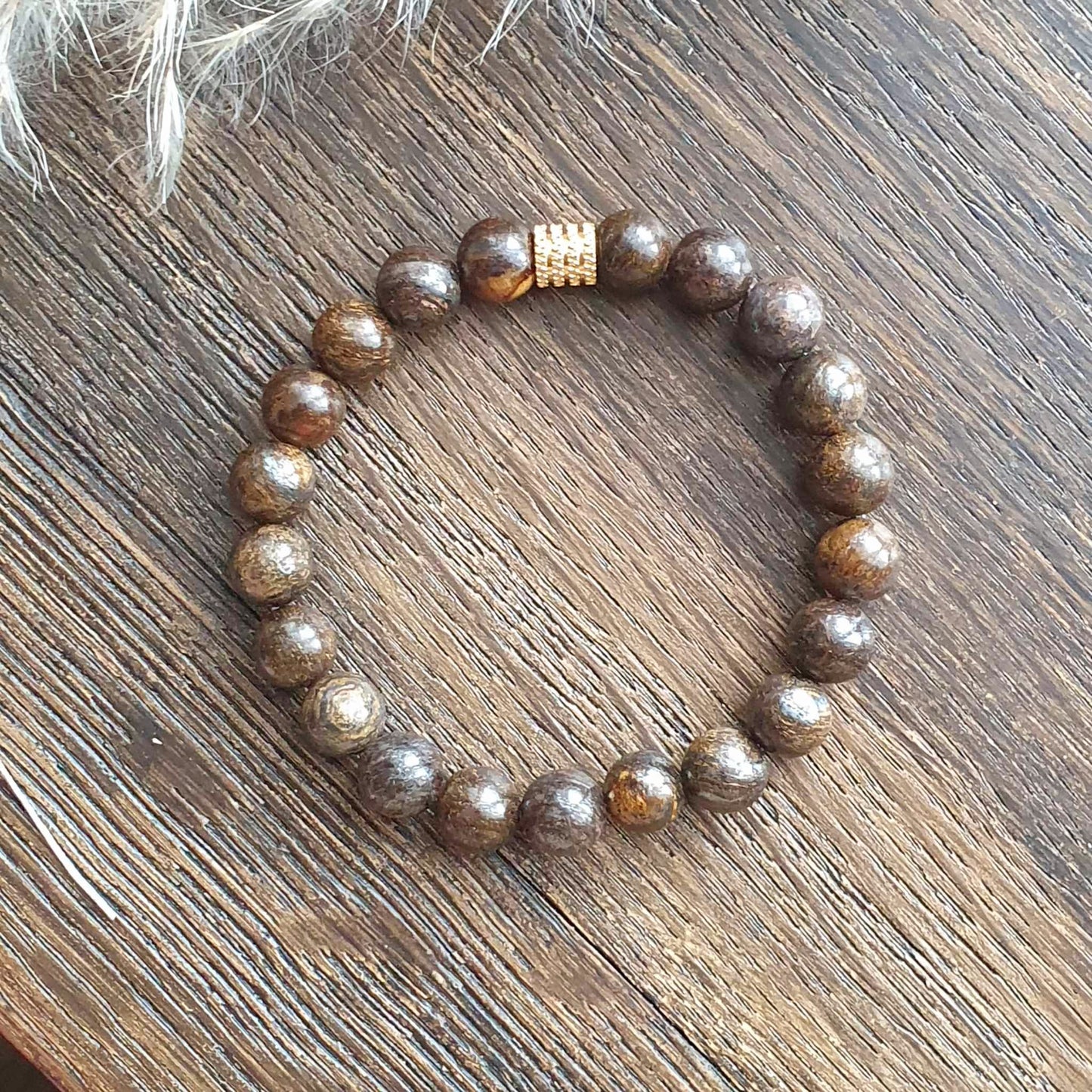 Bracelet en Bronzite - 8mm