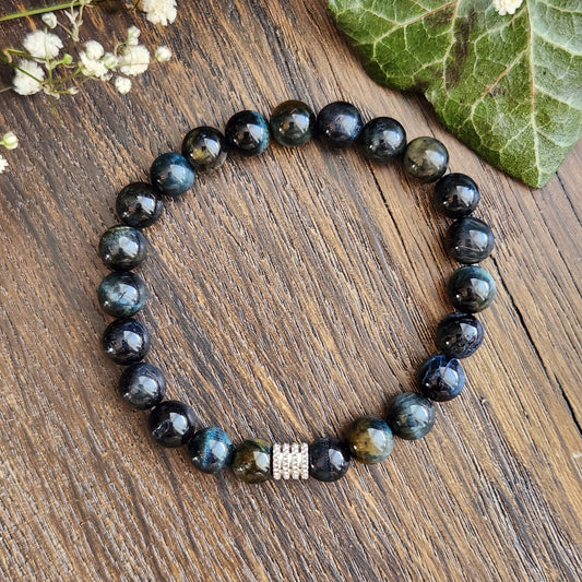 Bracelet en Œil de Faucon - 8mm