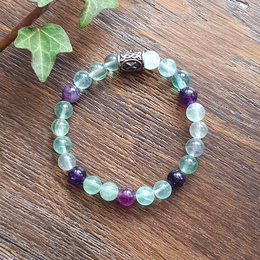Bracelet en Fluorite - 8mm
