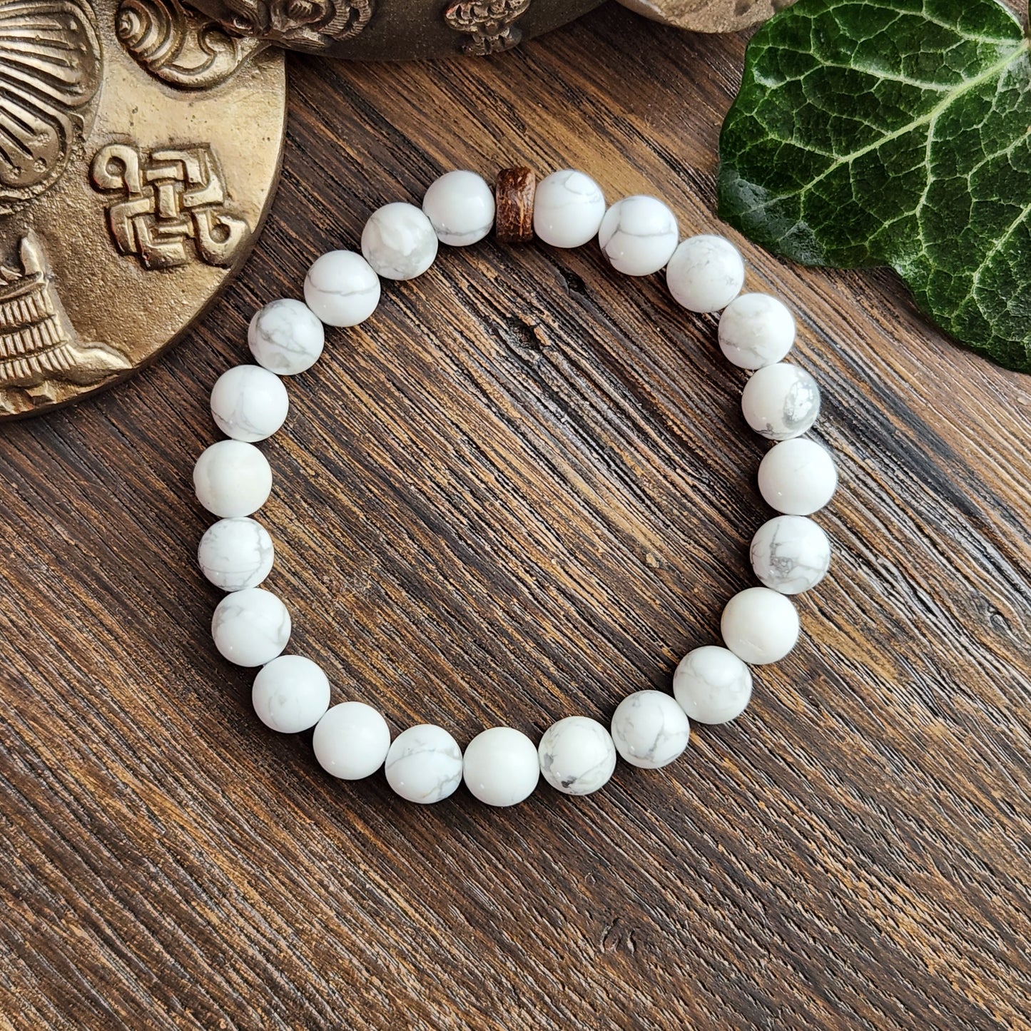 Bracelet en Howlite - 8mm