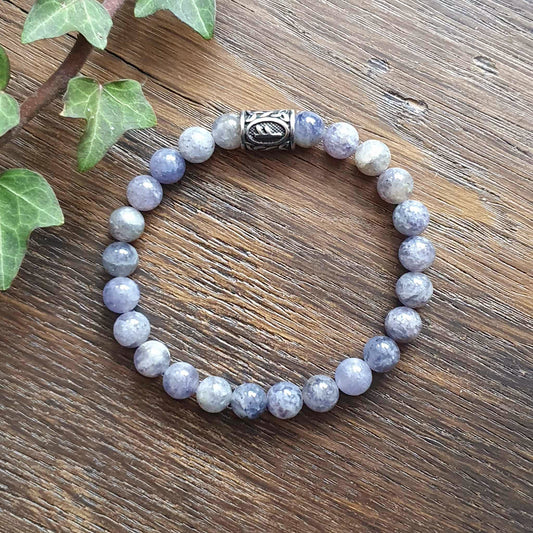 Bracelet en Iolite - 8mm
