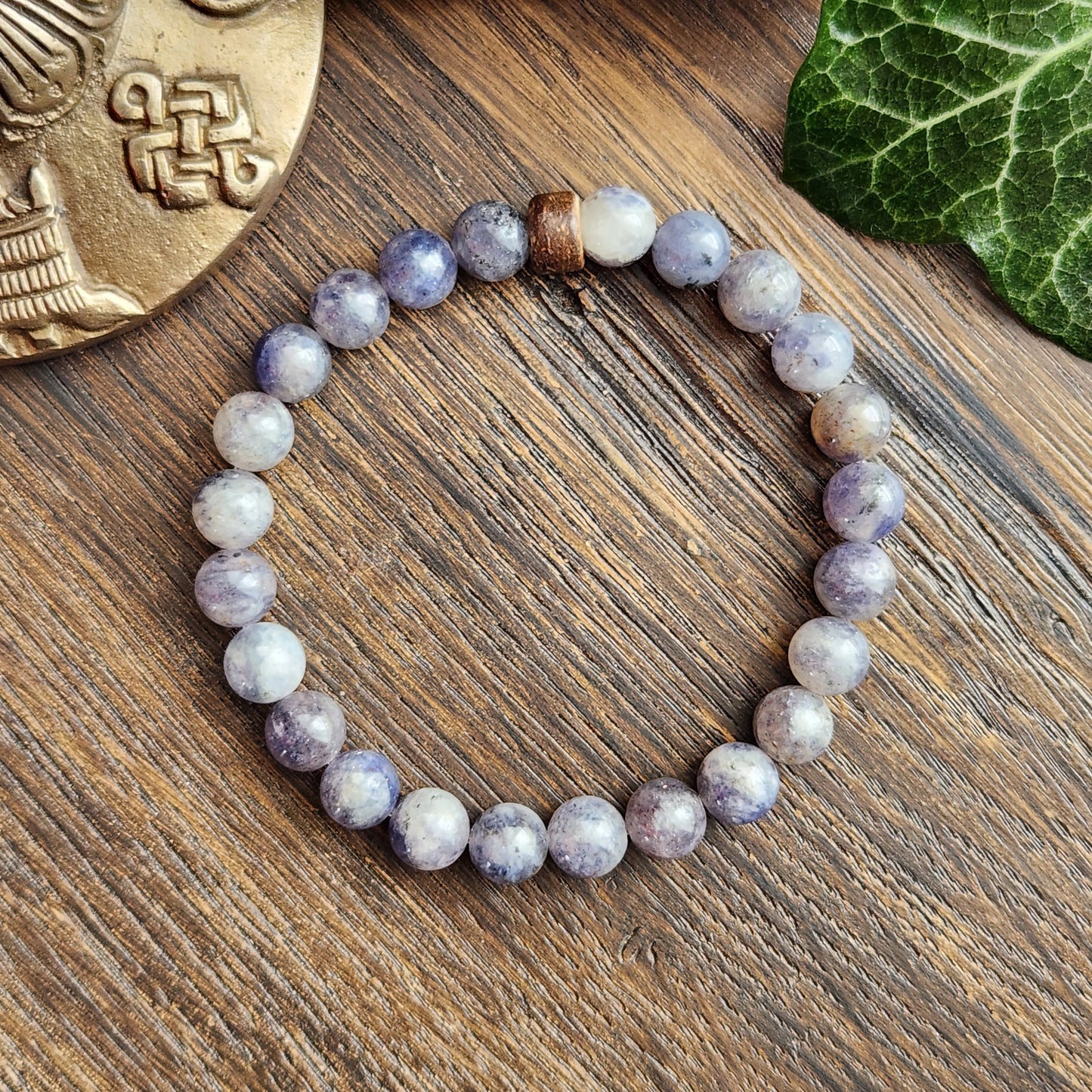 Bracelet en Iolite - 8mm