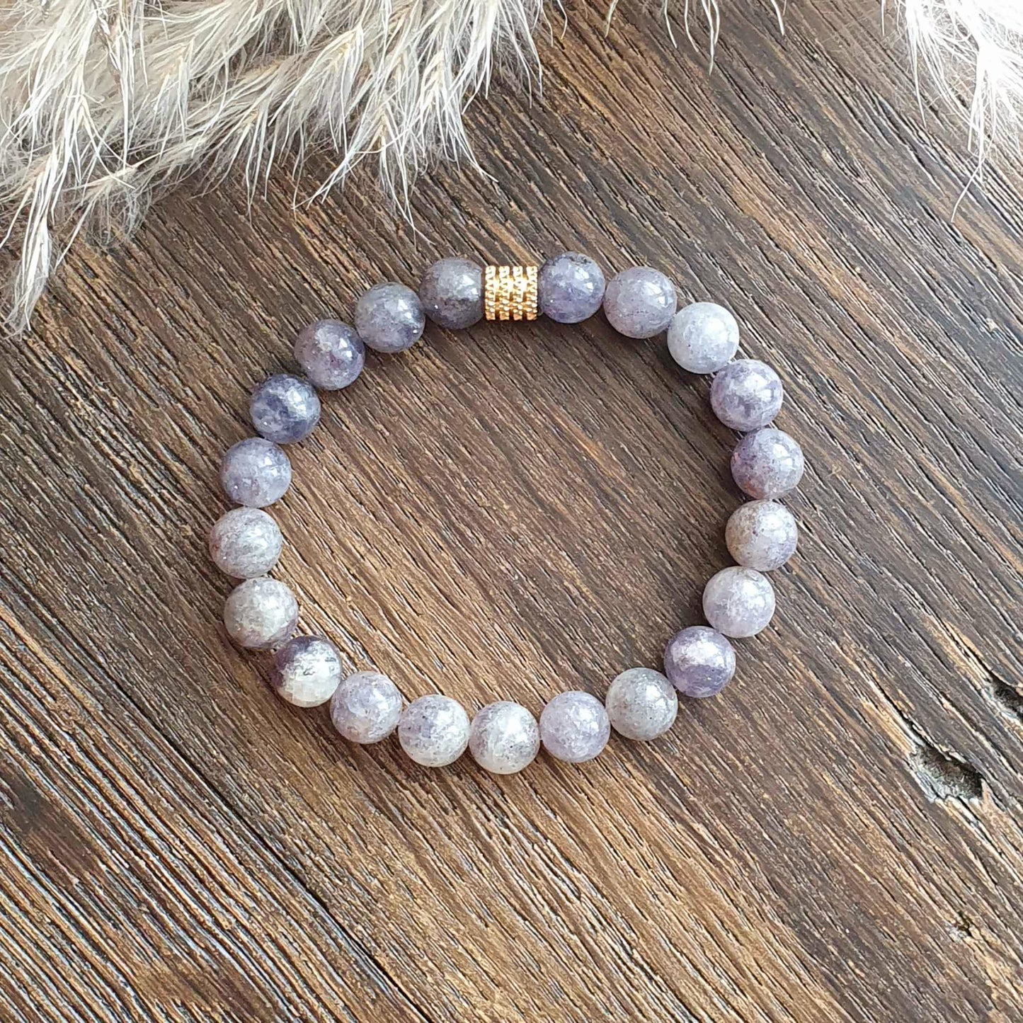 Bracelet en Iolite - 8mm