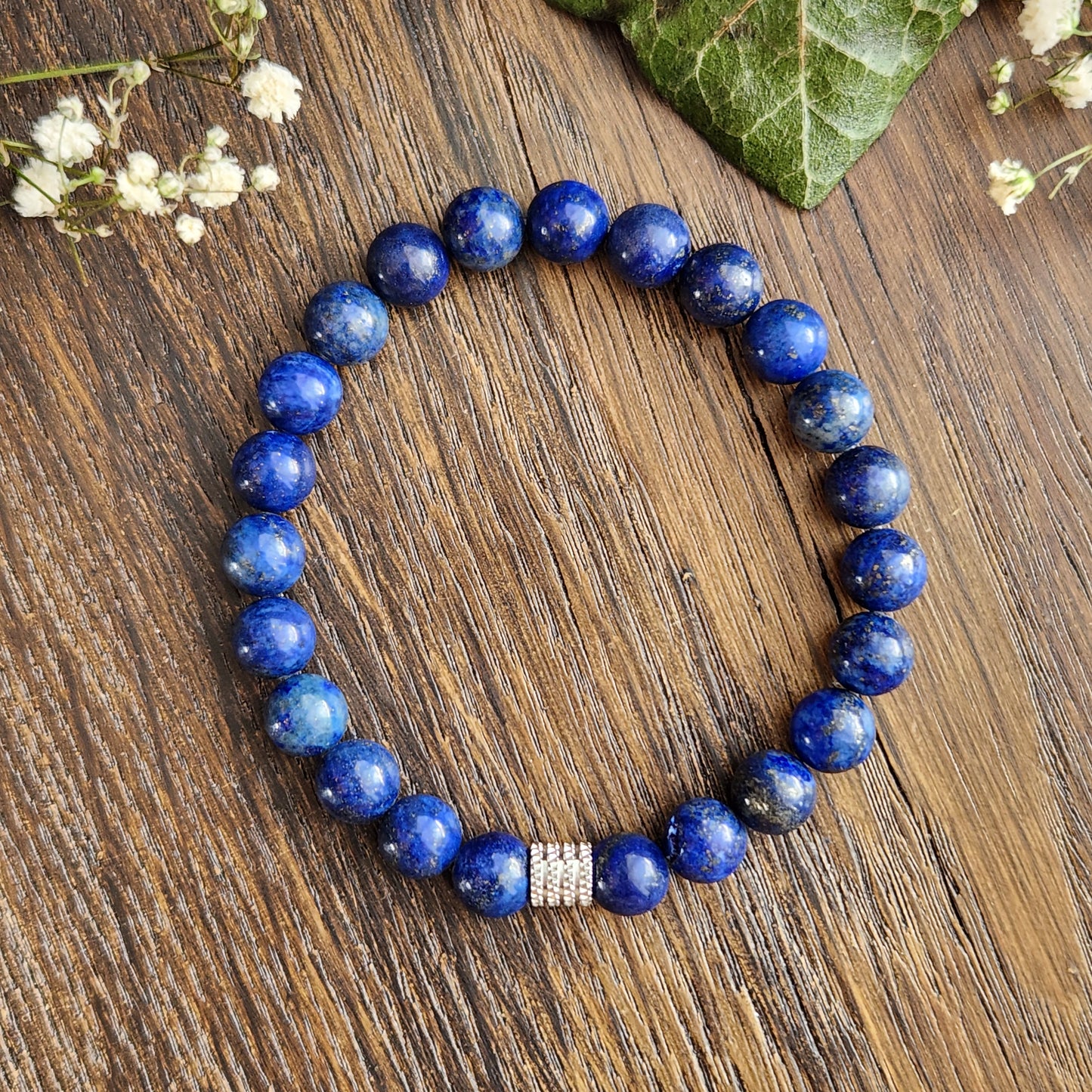 Bracelet en Lapis Lazuli - 8mm