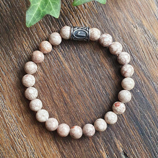 Bracelet en Maifanite - 8mm