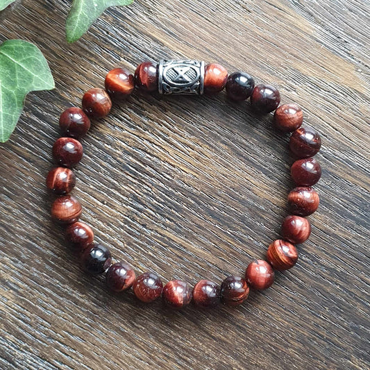 Bracelet en Œil de Taureau - 8mm