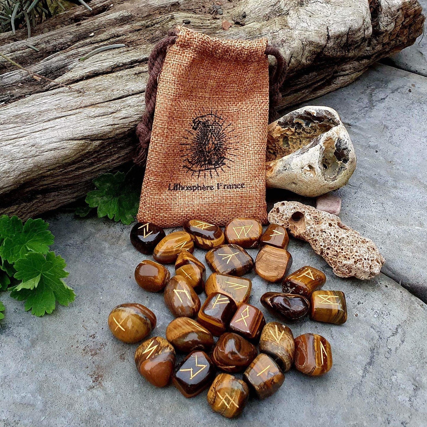 Runes en Œil de tigre