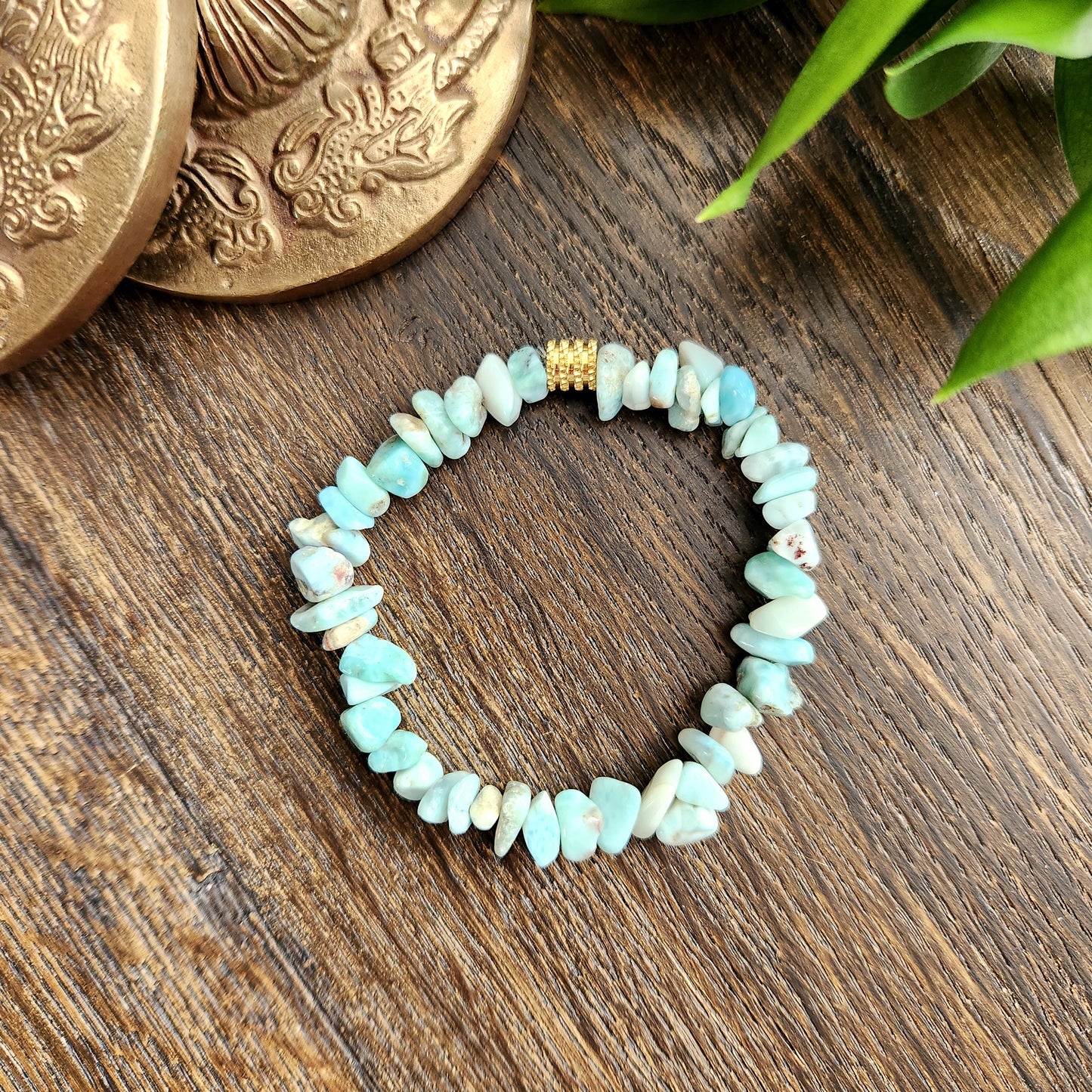 Bracelet en Larimar - chips