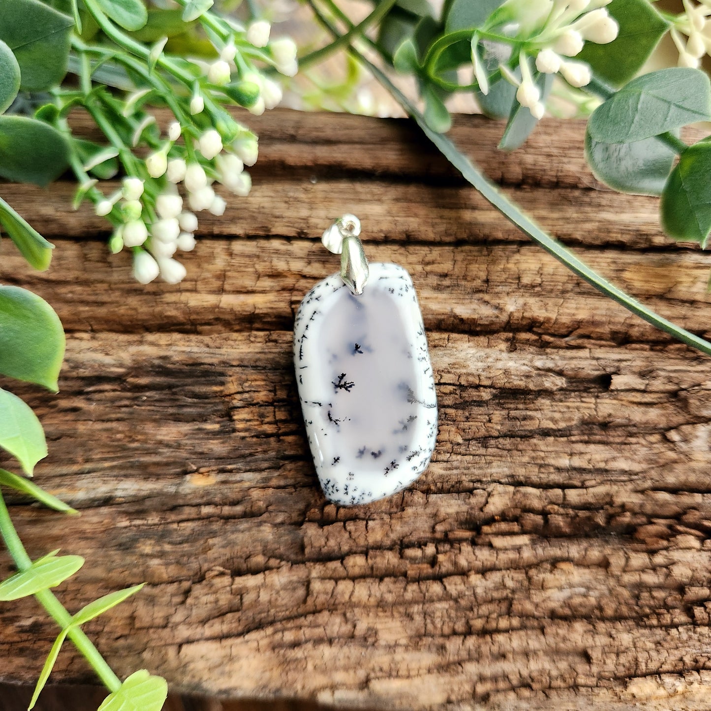 Pendentif en Agate dendritique - n°2