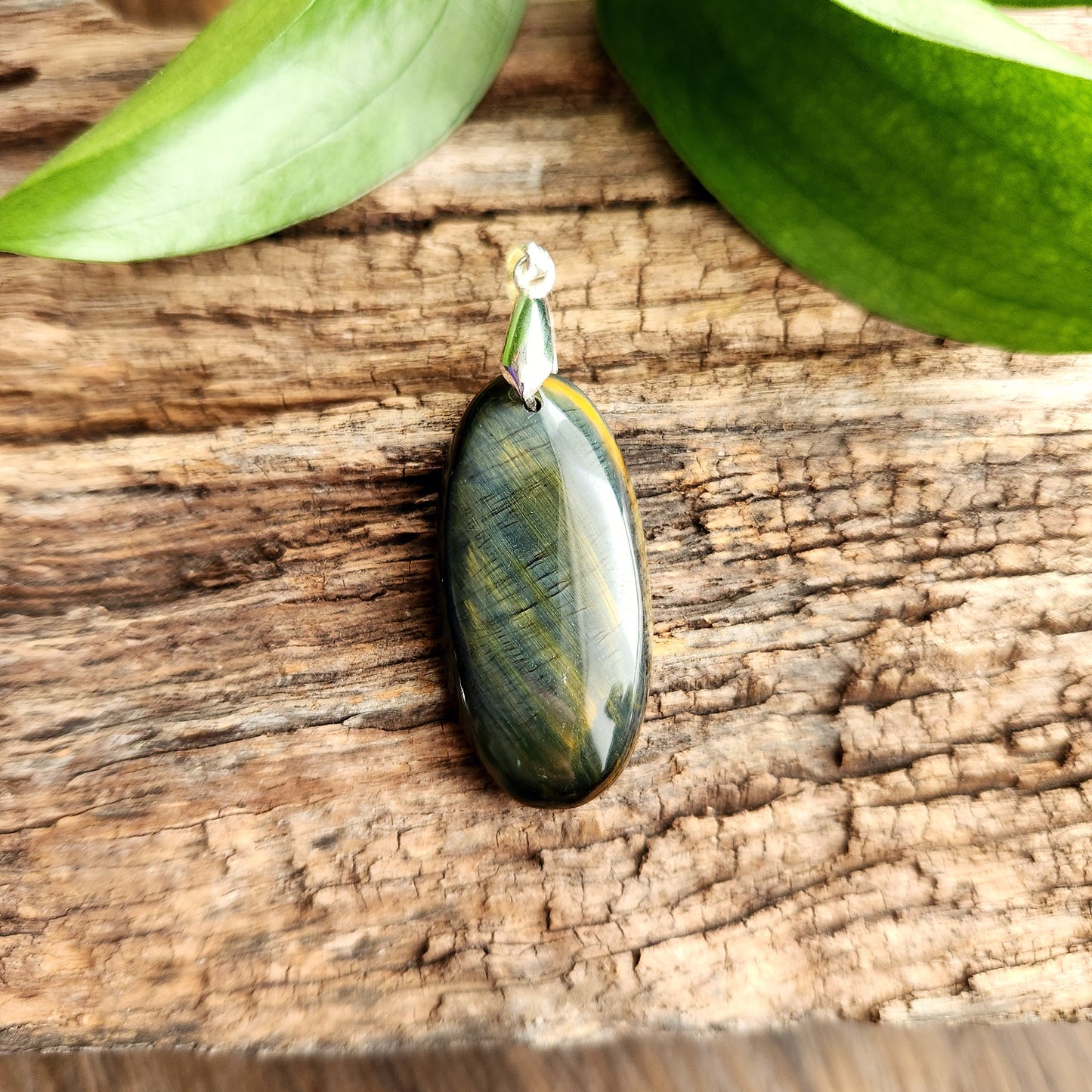 Pendentif en Œil de tigre - n°1