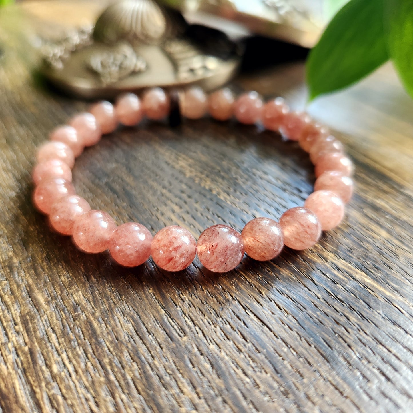 Bracelet en Quartz Fraise - 8mm