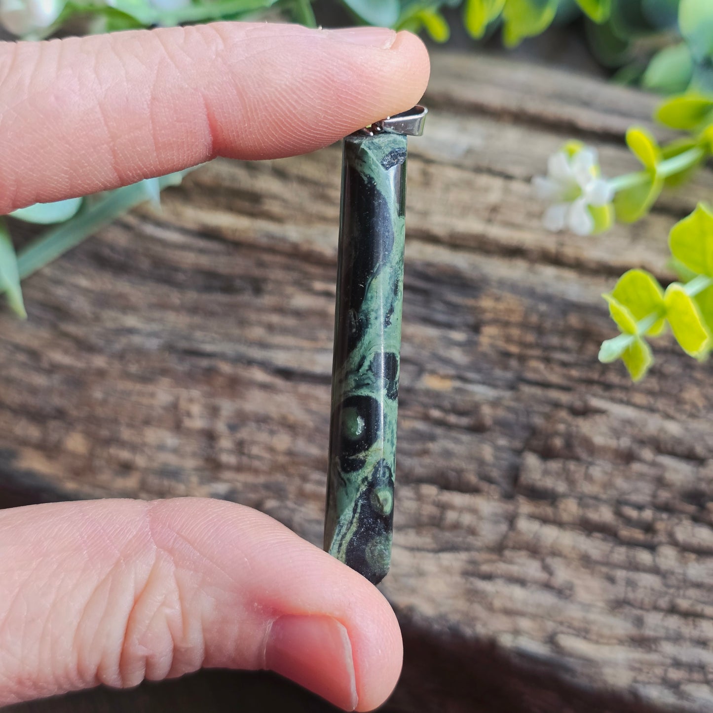 Pendentif Totem en Jaspe kambaba - n°4