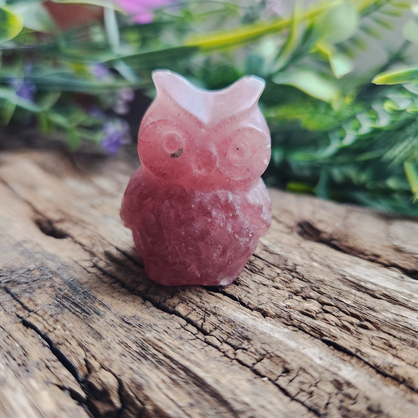 Chouettes sculptées