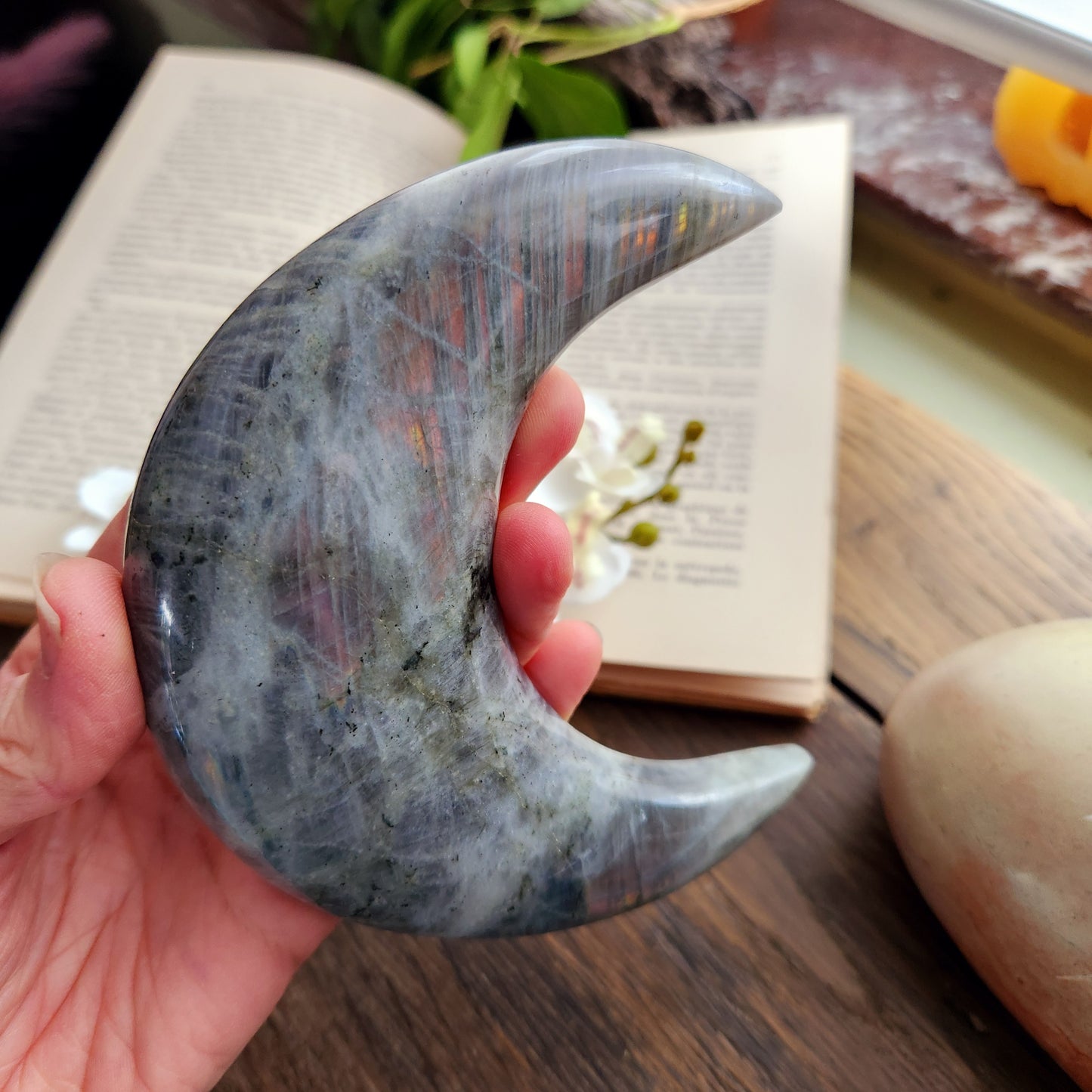 Lune en Labradorite - n°1