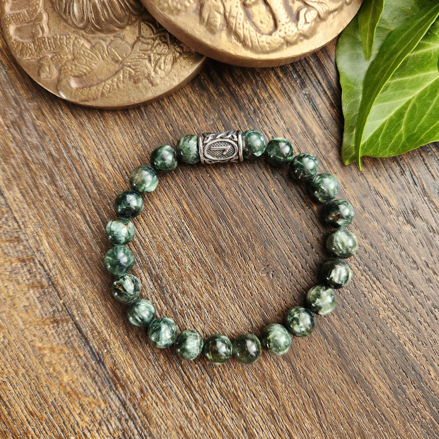 Bracelet en Séraphinite - 8mm