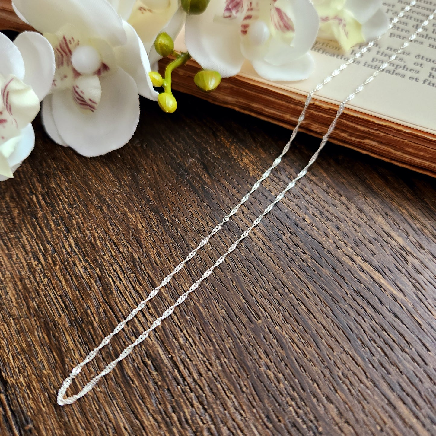 Chaîne en Argent 925 "Maille torsadée"