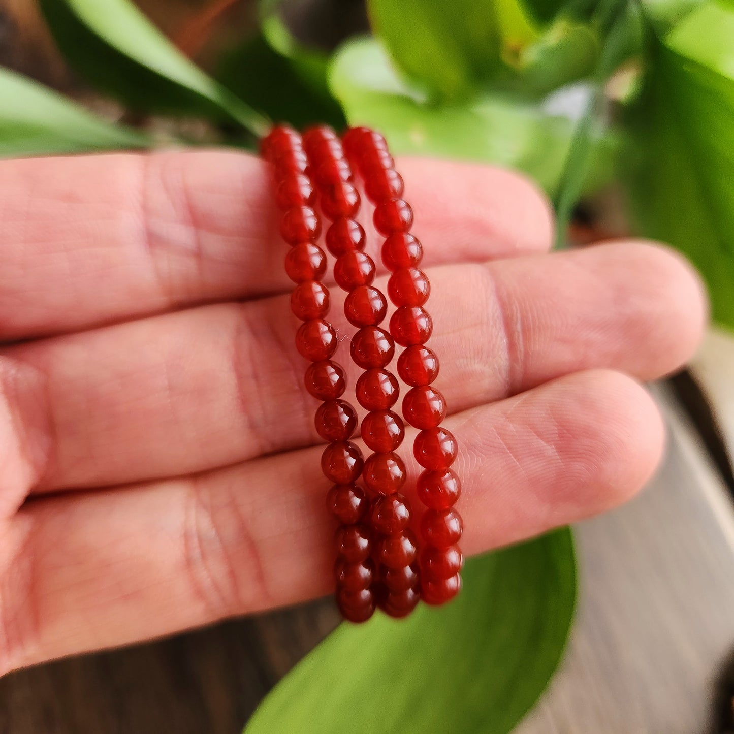 Bracelet enfant en Cornaline - 4mm