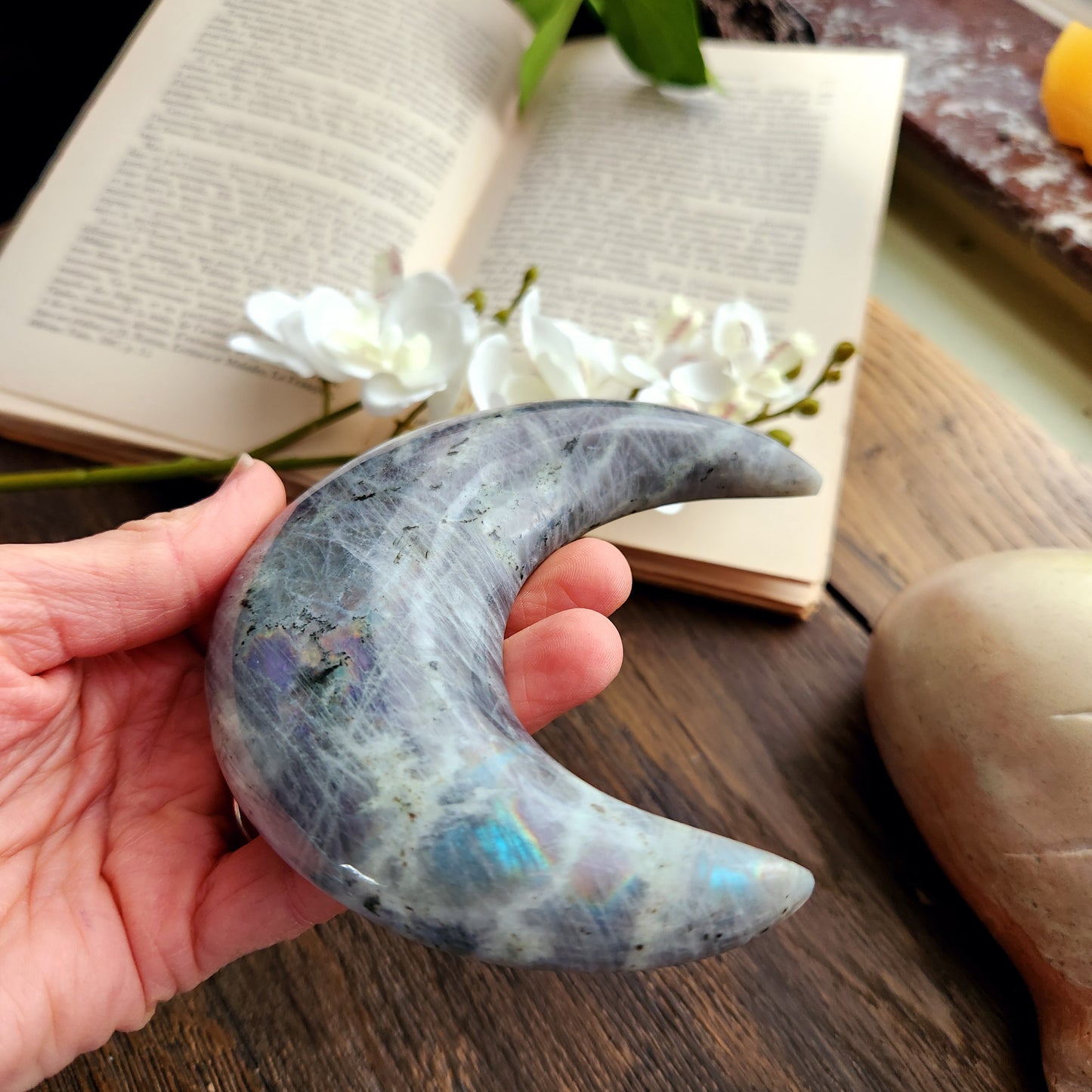 Lune en Labradorite - n°3