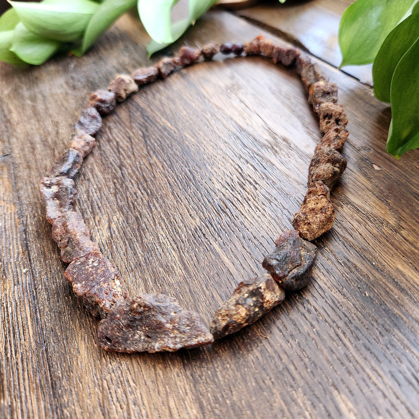 Collier en Ambre brut - n°3