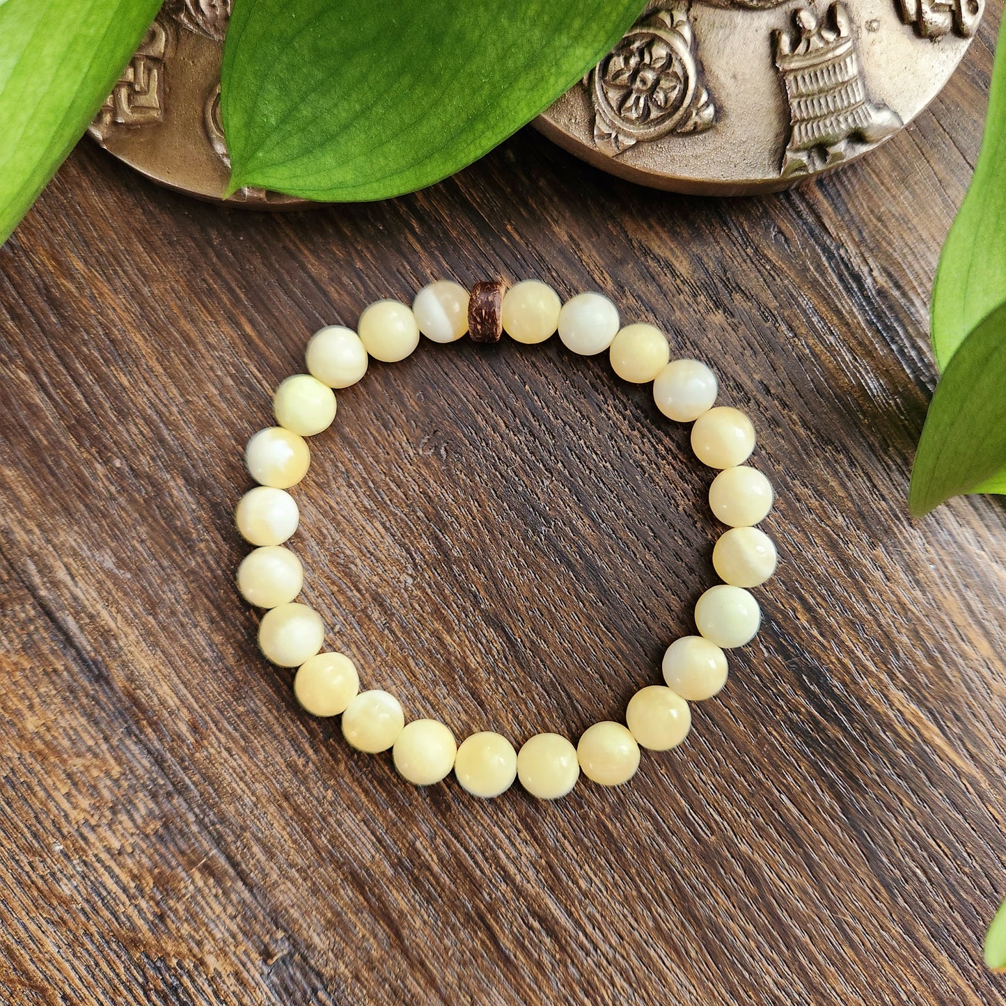 Bracelet en Calcite orange - 8mm