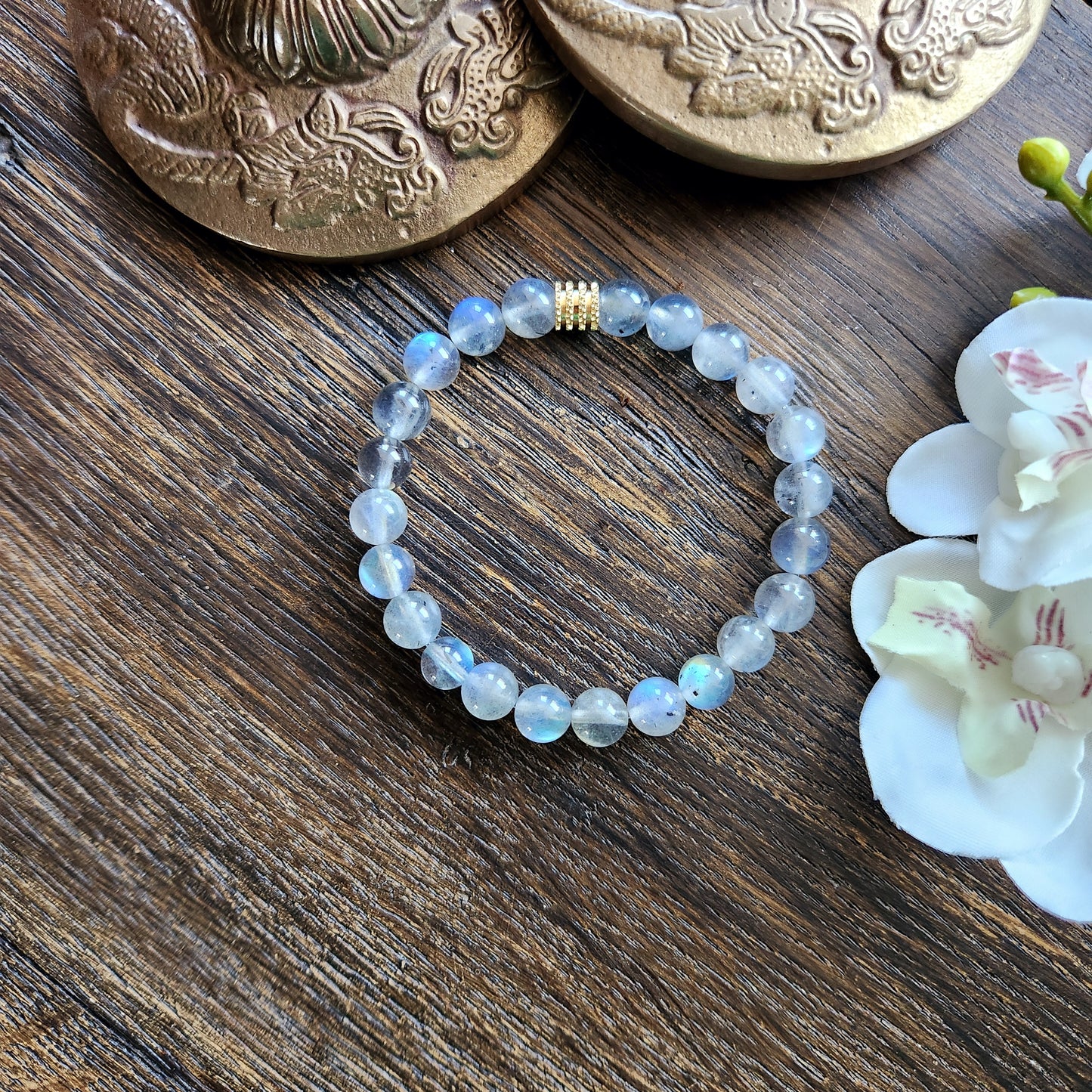Bracelet en Labradorite - 8mm