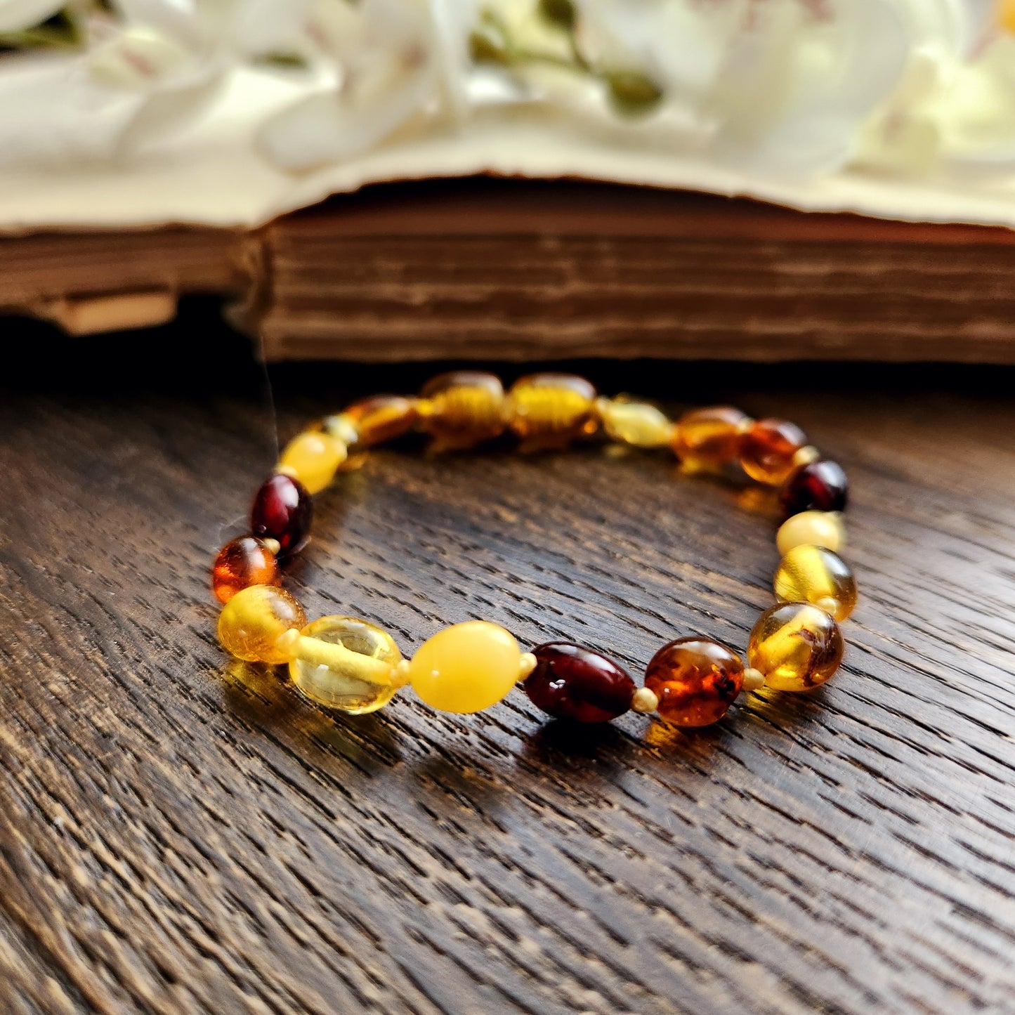 Bracelet en Ambre - Petit - 3 Couleurs