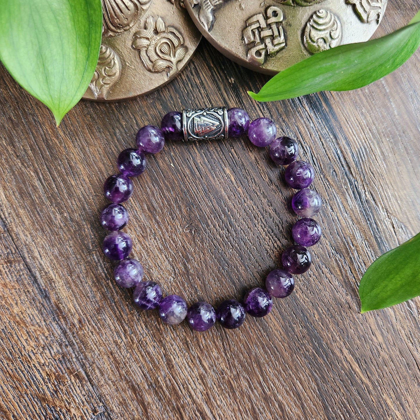 Bracelet en Améthyste - 10mm
