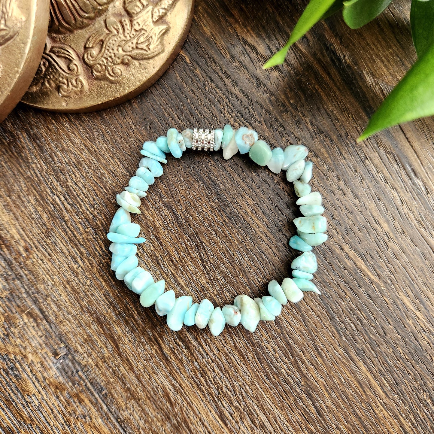 Bracelet en Larimar - chips