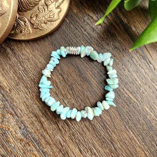 Bracelet en Larimar - chips