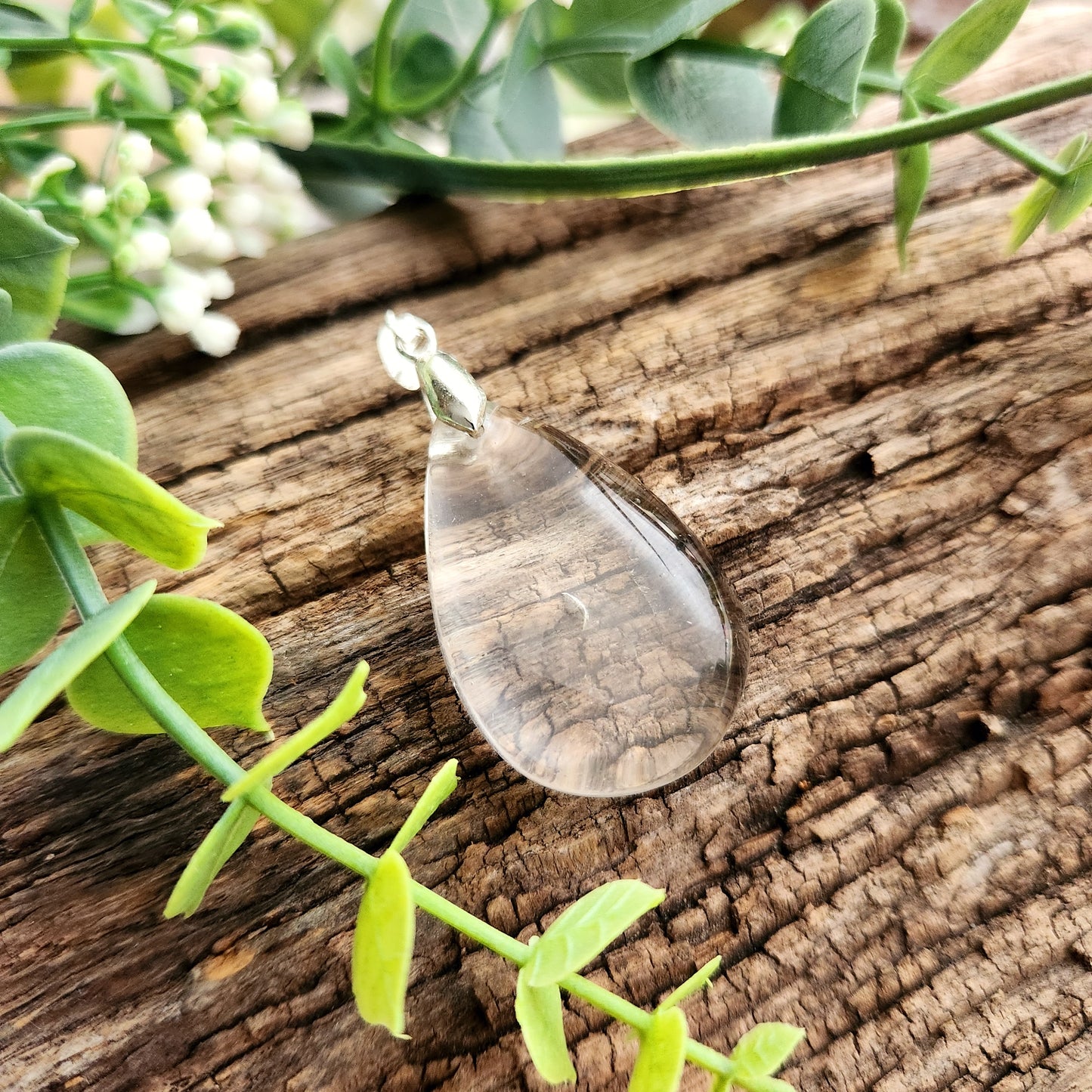 Pendentif en Quartz blanc - n°1