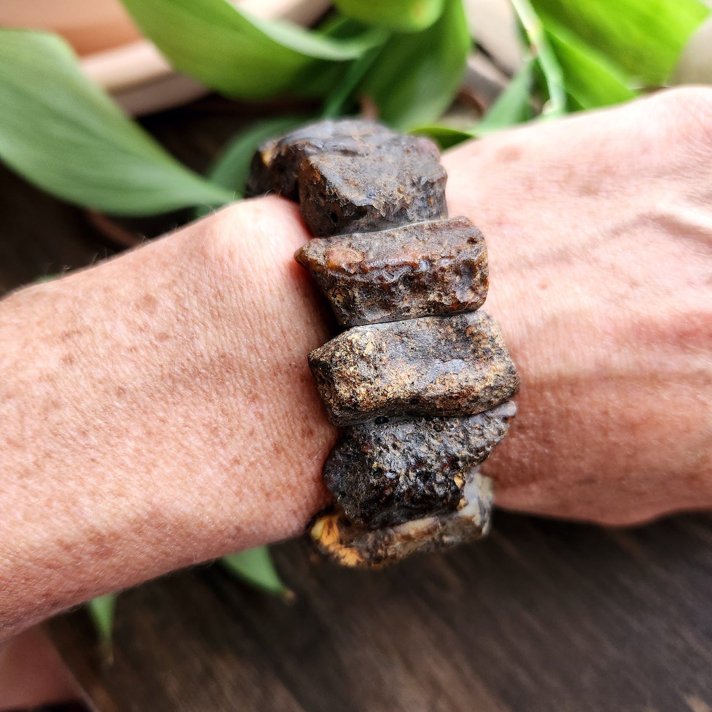 Bracelet en Ambre brut - n°3