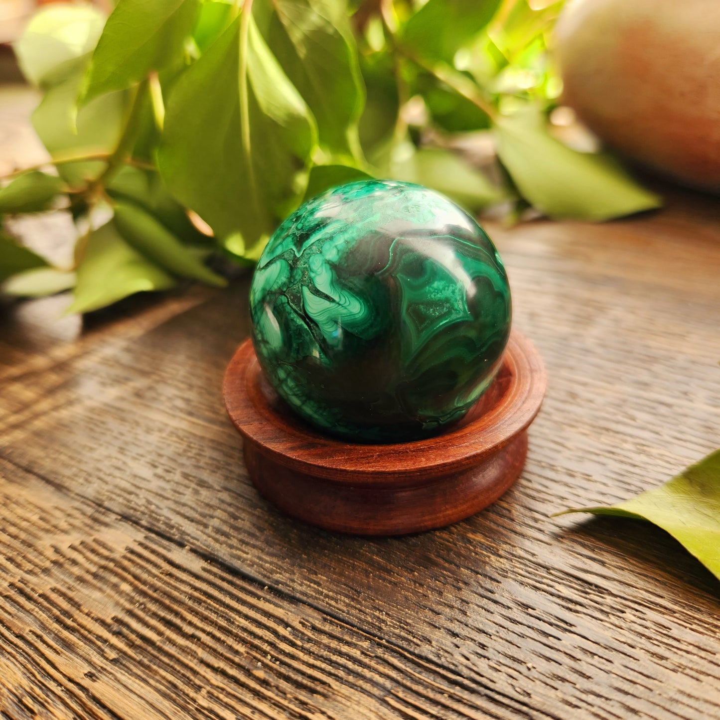 Sphère en Malachite - n°1